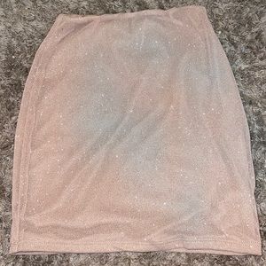Glitter Pencil Skirt